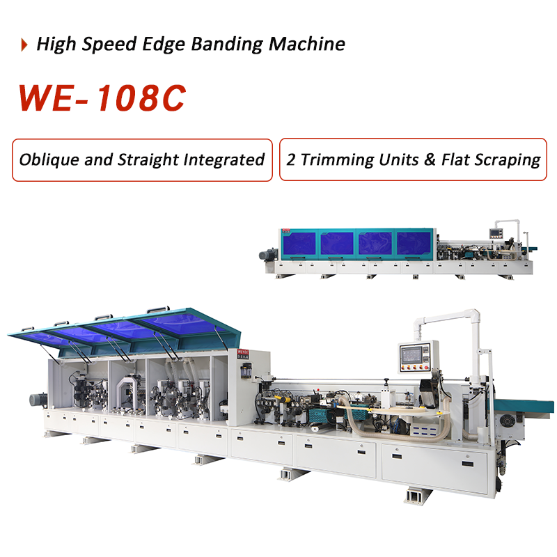 WE108C Oblique and Straight Integrated Edgebanding Machine